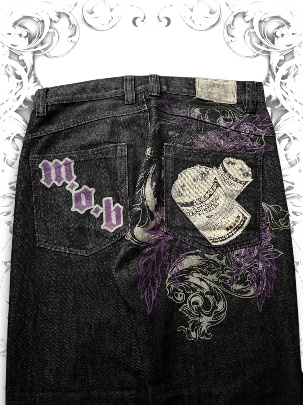 Kayden K. "M.O.B" 2000s Hip Hop Baggy Pants