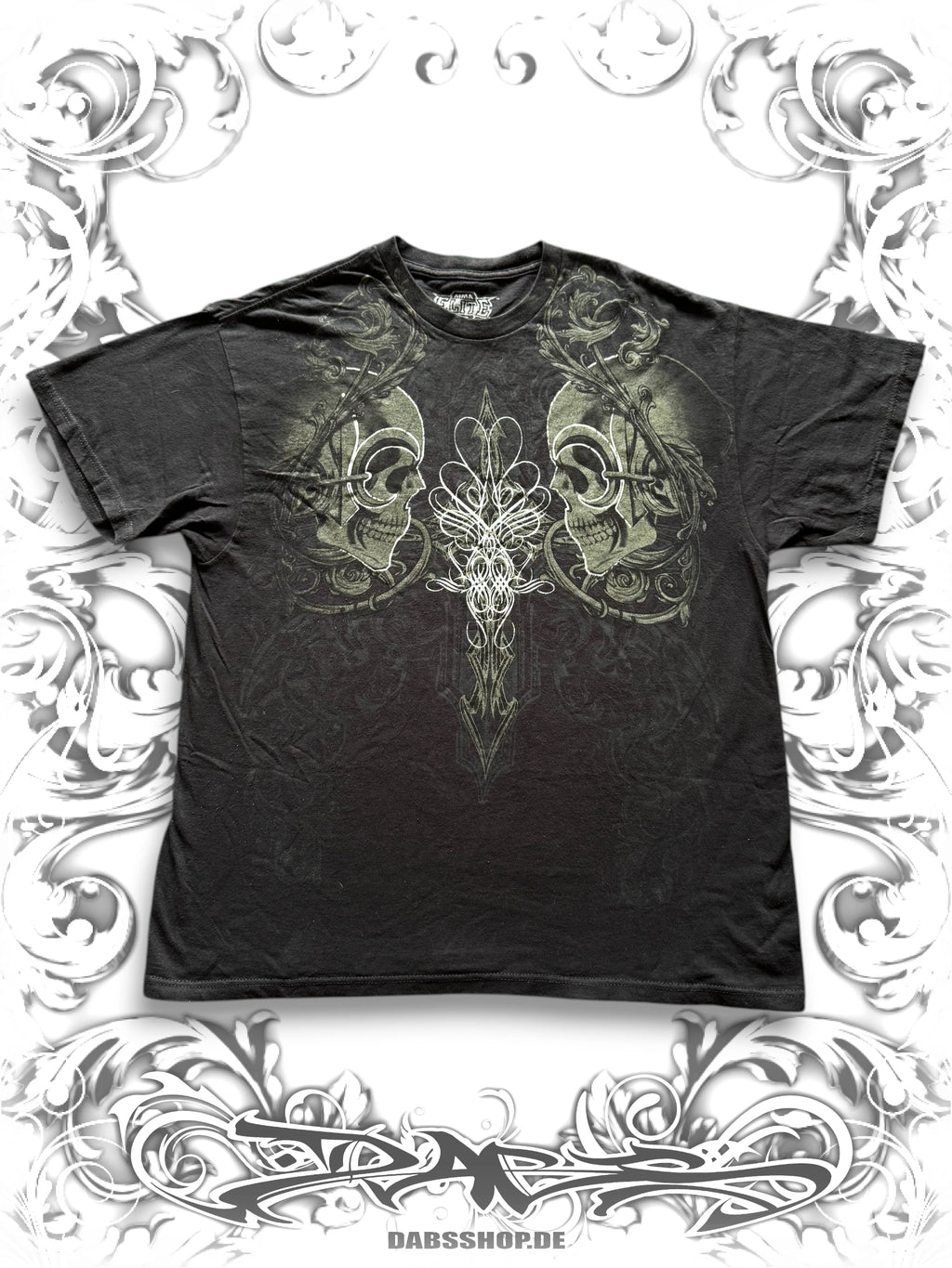 MMA Elite Embellished Skull Vintage Shirt