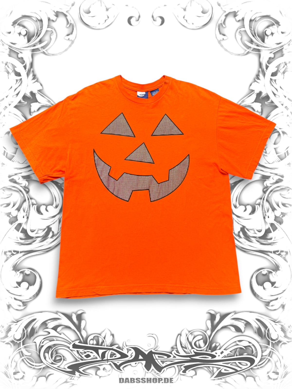 Jesse Pinkmans Jack O'Lantern Pumpkin T-Shirt with an oversized fit from the 2000s 