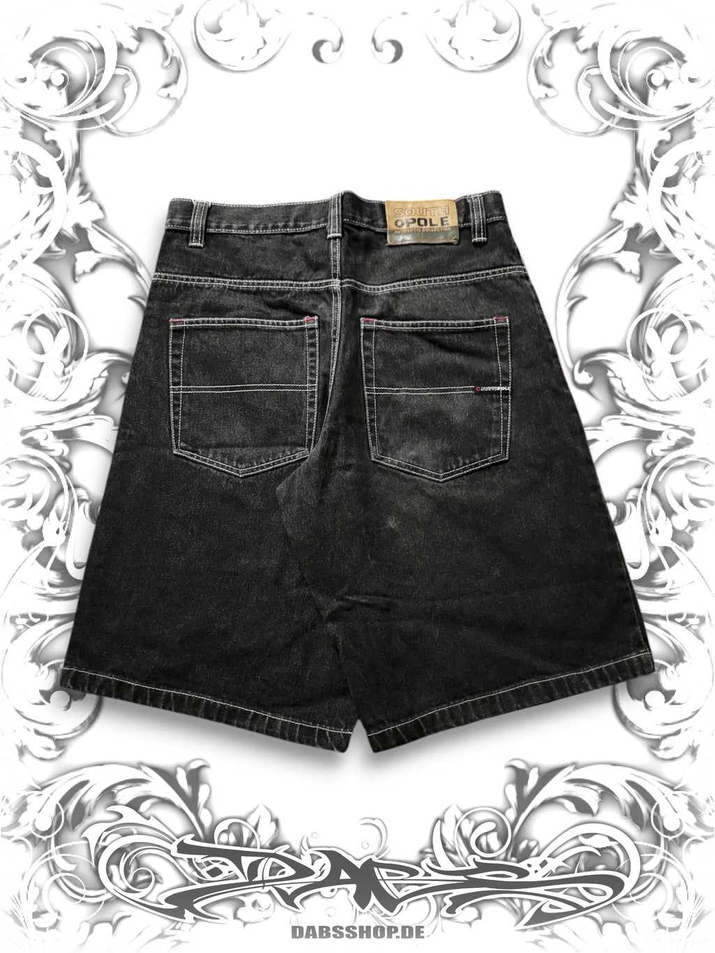 Southpole 2000s Loose Fit Denim Shorts with Classic Streetwear Style