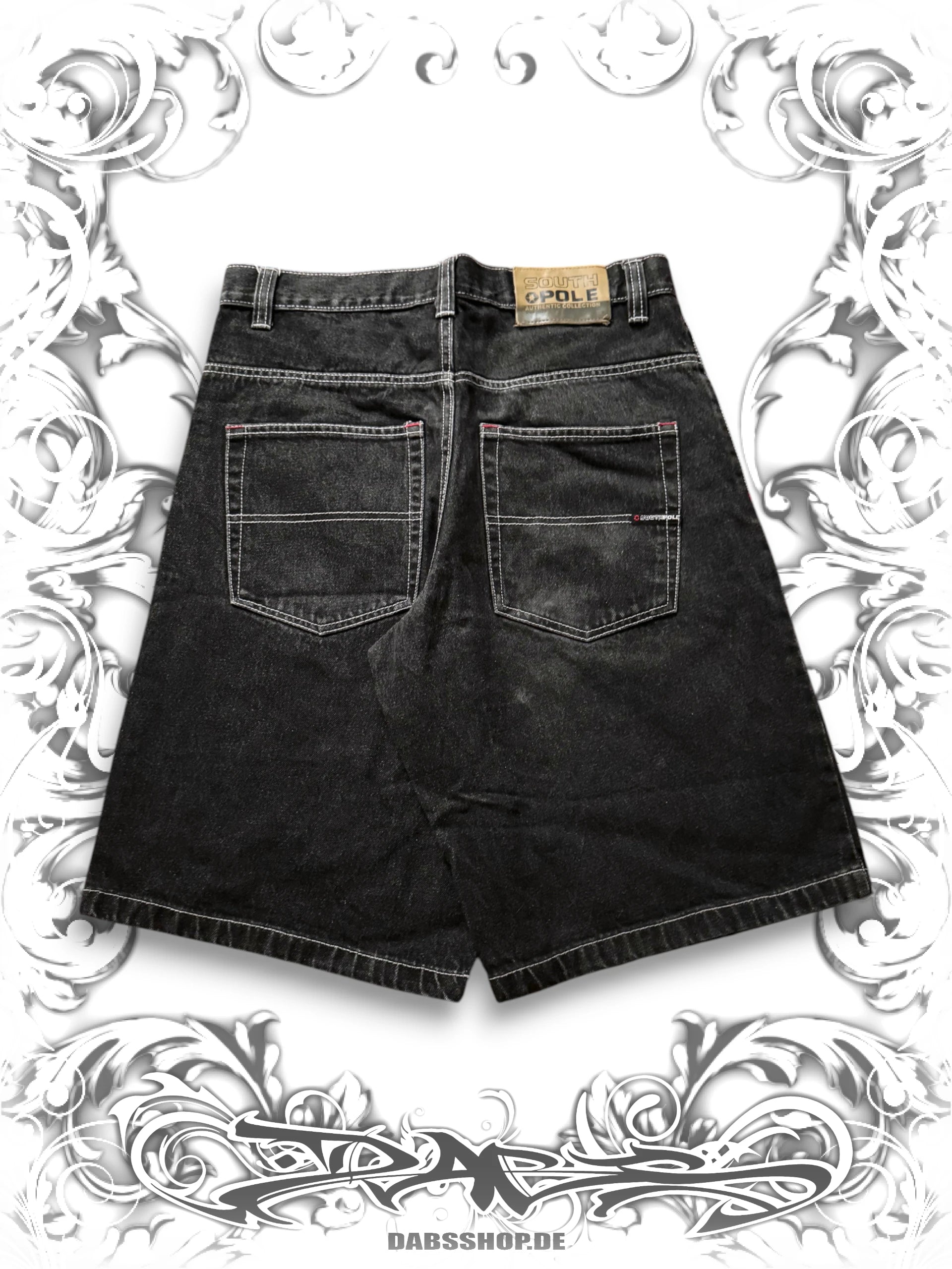 Southpole 2000s Loose Fit Denim Shorts with Classic Streetwear Style