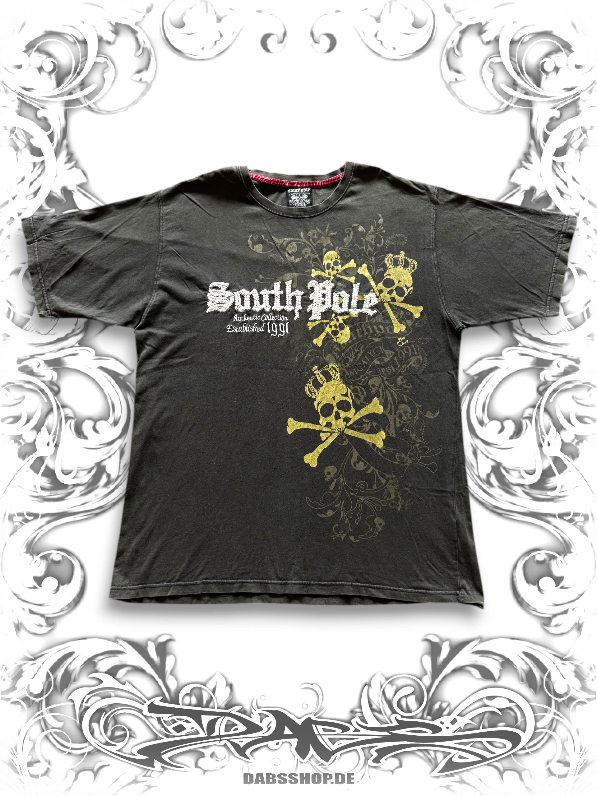 Southpole Golden Crossbone Vintage Shirt