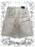 Southpole Navy Tab Baggy Jorts Grey Washing, back view