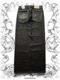 Southpole Y2K Vintage Baggy fit Trousers with Embroidered leather Details Streetwear Style Deadstock condition