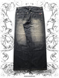Southpole Red Tab Y2K Vintage Loose Fit Denim Trousers with Retro Streetwear Style from Tik Tok