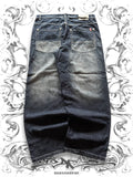 Southpole Red Tab Baggy Pants Dark Blue Washing