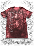 Affliction Bamboo Series Praying Angel Red Shirt