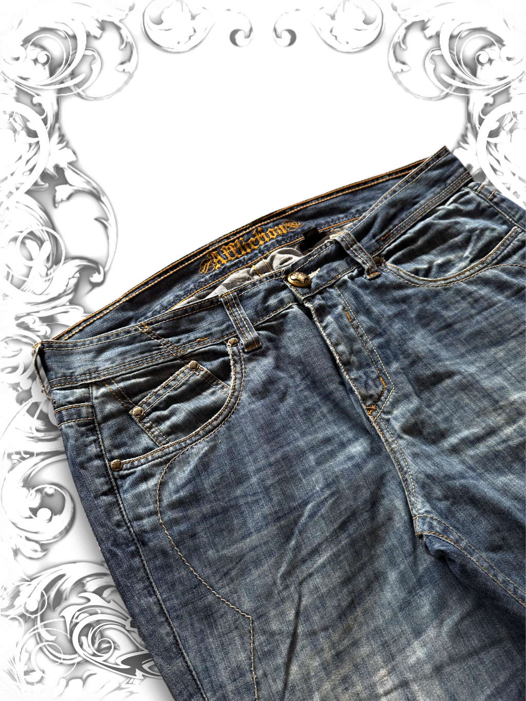 Affliction Denim Killers 2000s Flared Pants
