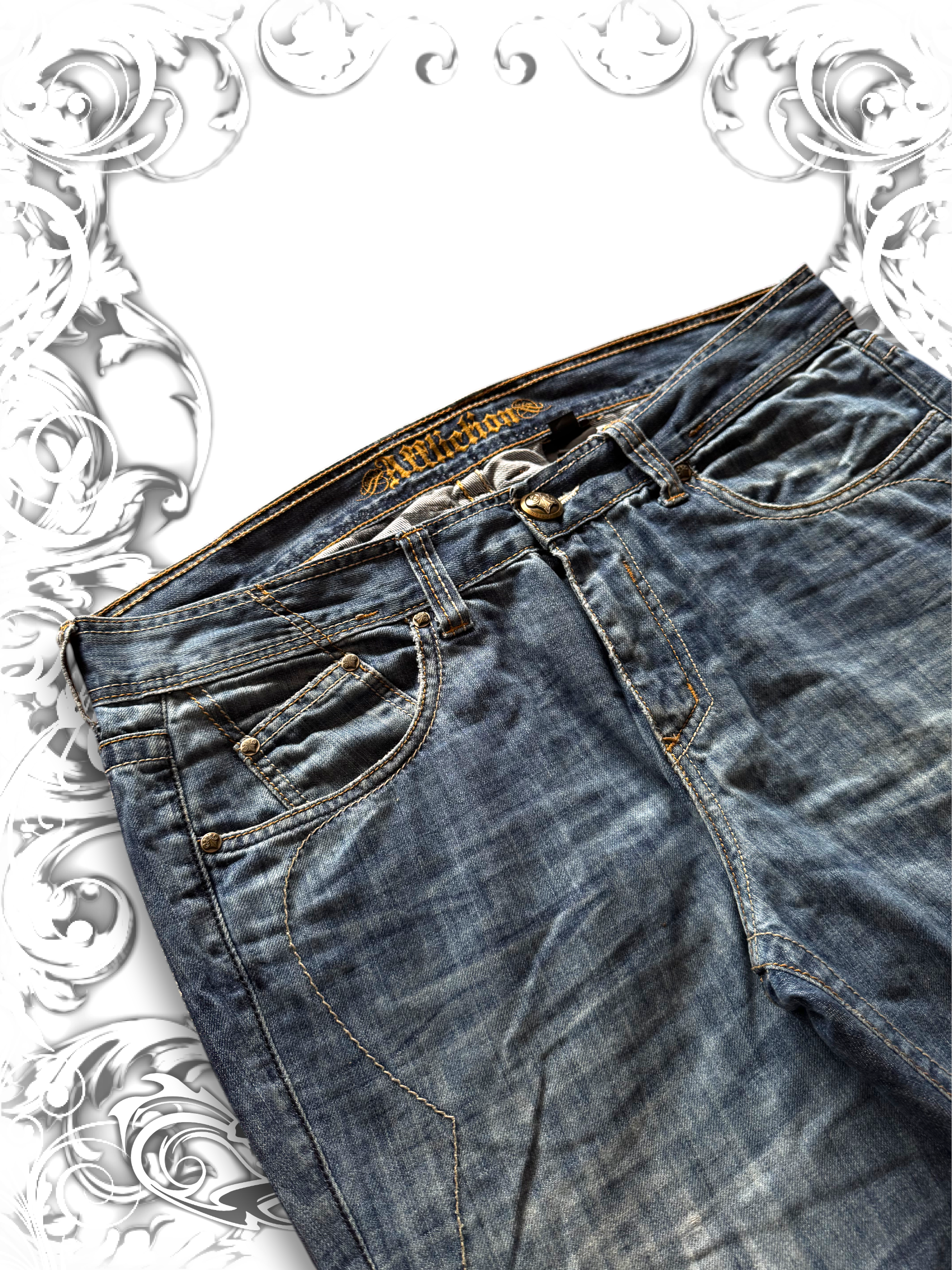 Affliction Denim Killers 2000s Flared Pants