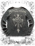 Affliction Nordic Tribal Cross 2000s Longsleeve