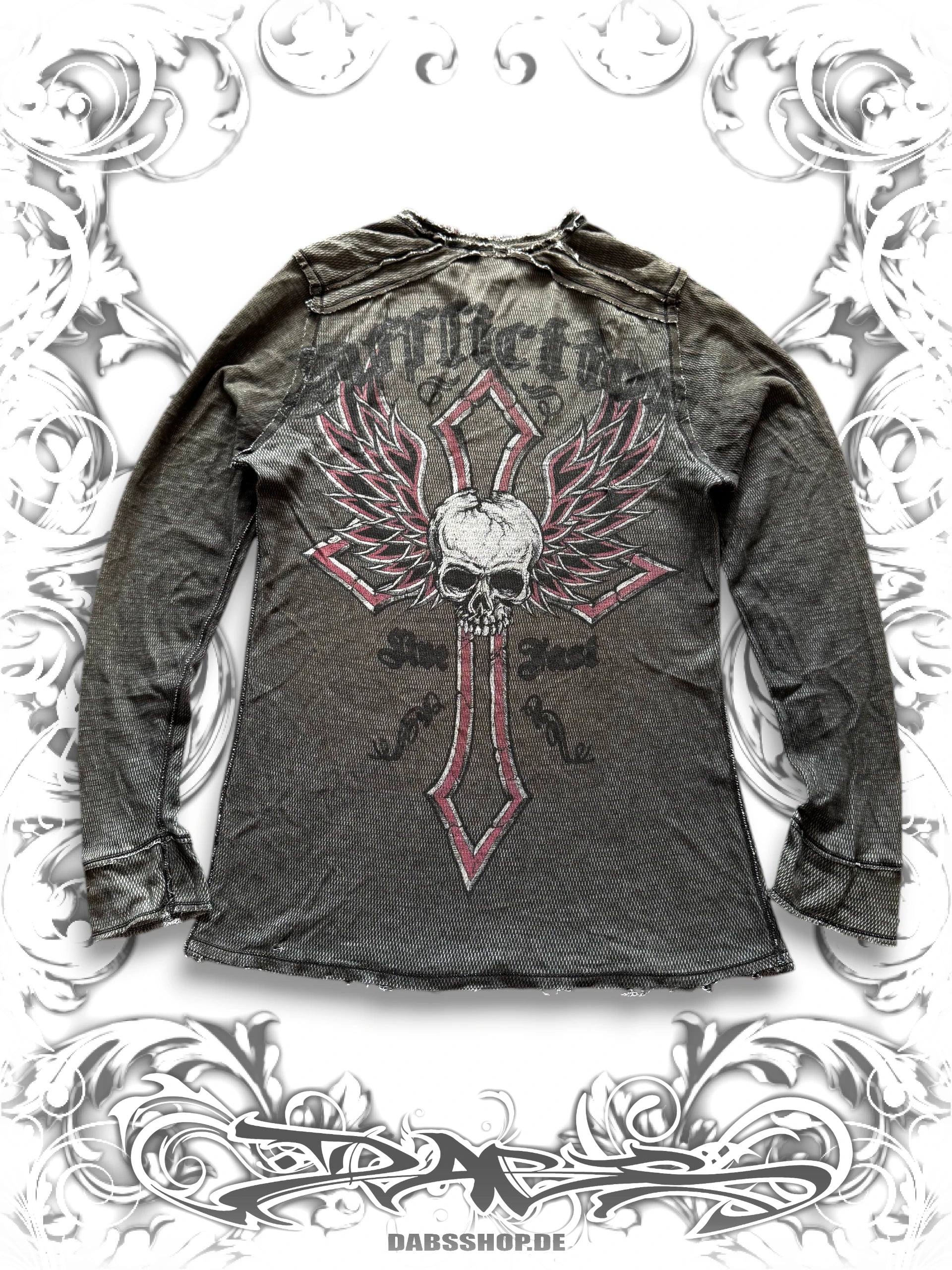 Affliction Live Fast 2000s Reversible Printed Longsleeve