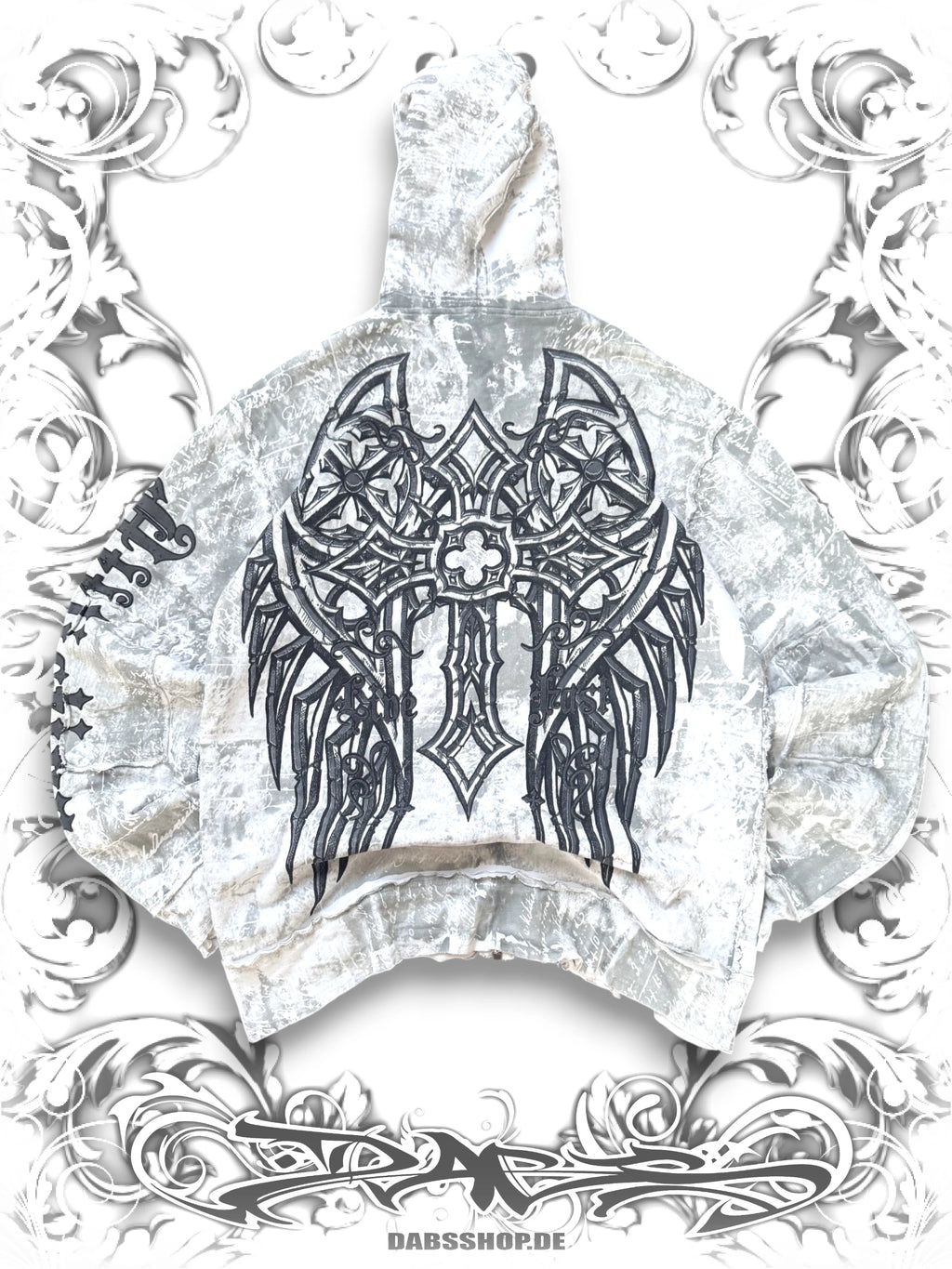 Affliction Grunge Wings AOP Zip Hoodie