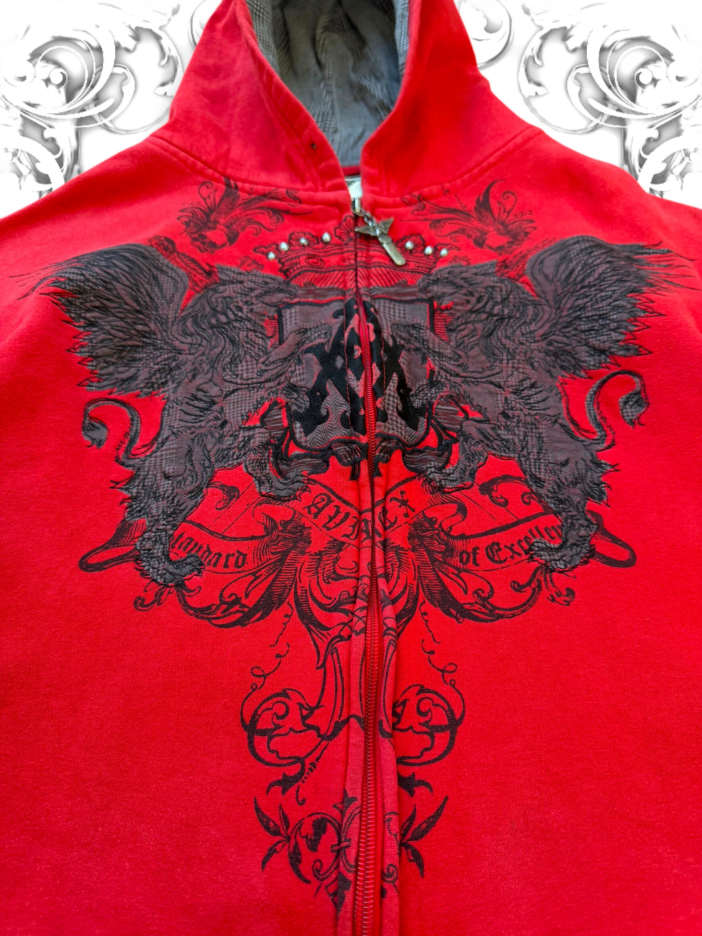 Avirex Royal 2000s Embroidered Zip Hoodie