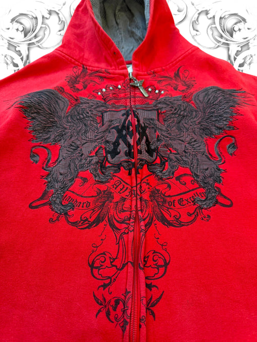 Avirex Royal 2000s Embroidered Zip Hoodie