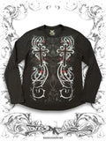 Faded Glory Cross Thermal Longsleeve