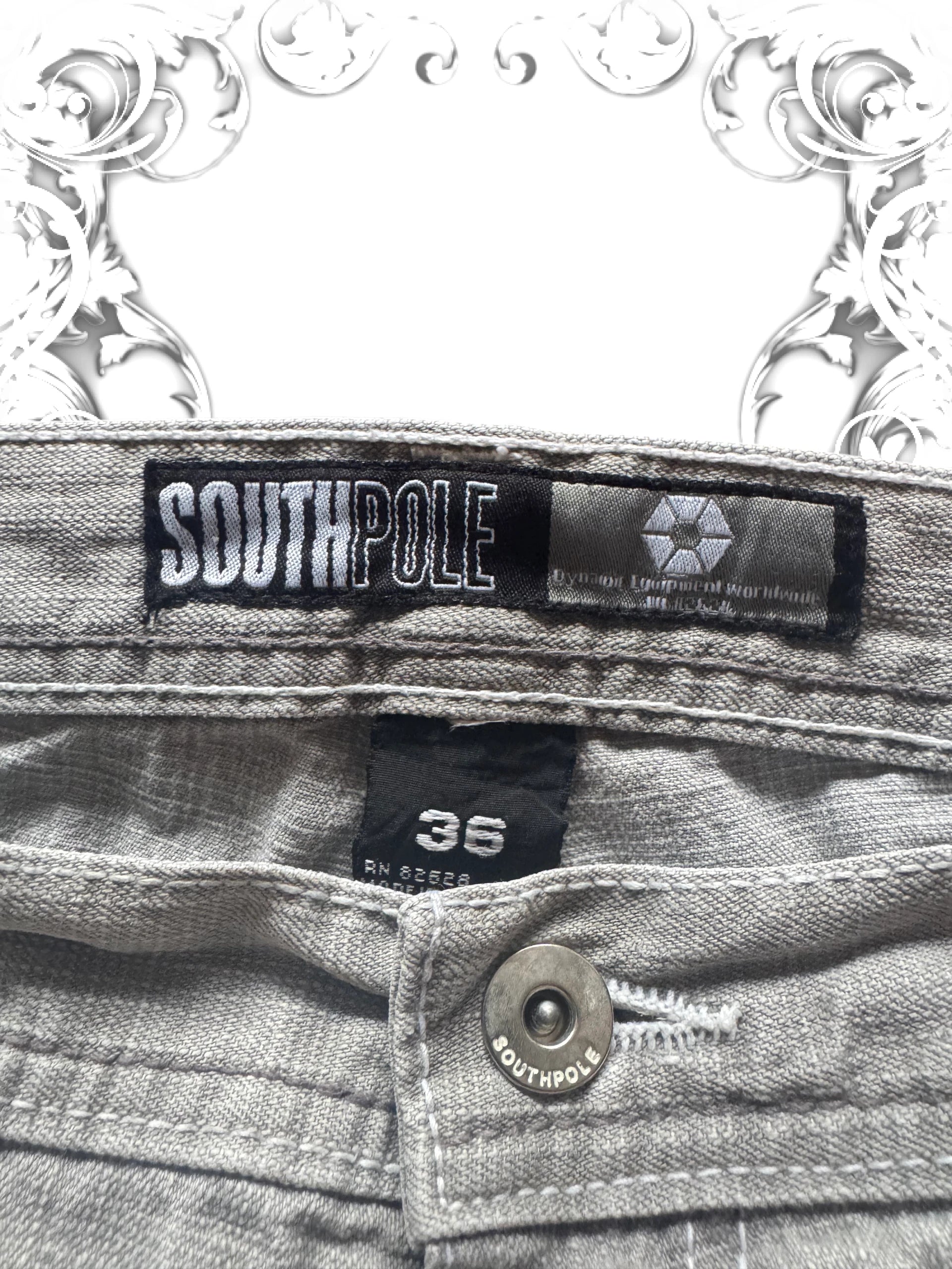 Rare Southpole Blue/Grey Tab Baggy Denim