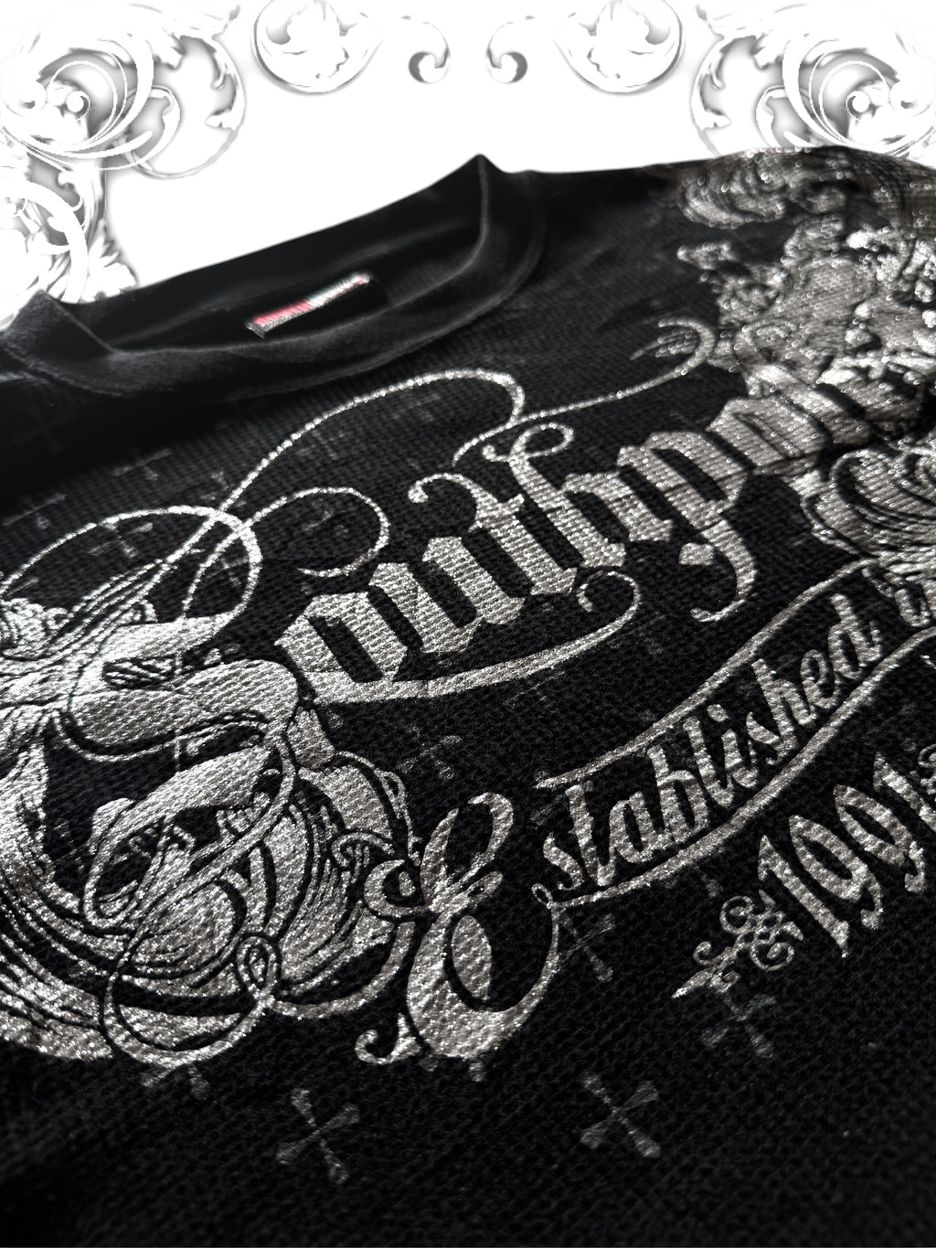 Southpole Authentic Collection Thermal Longsleeve with Silver Shining Print