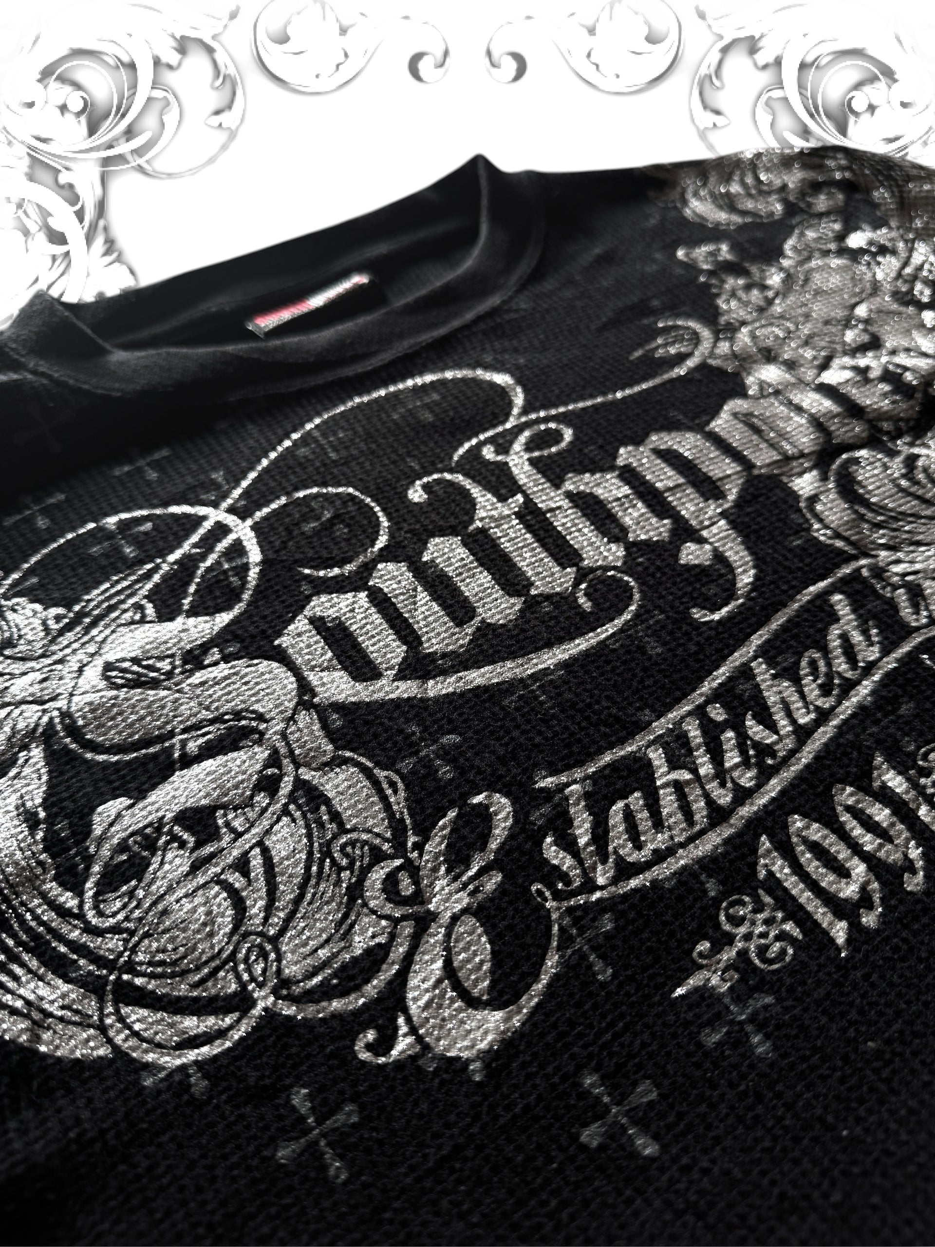 Southpole Authentic Collection Thermal Longsleeve with Silver Shining Print