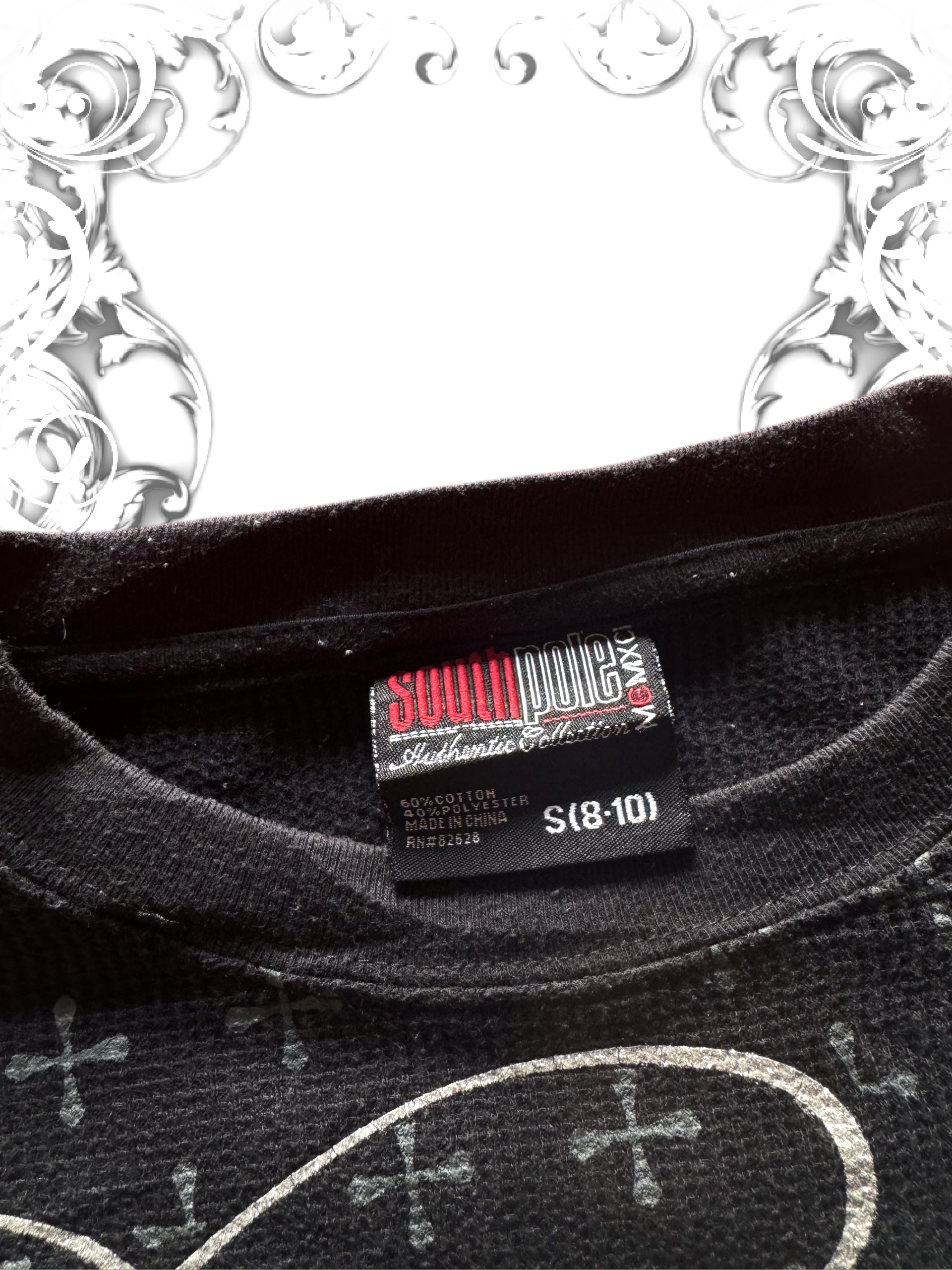 Southpole Authentic Collection Thermal Longsleeve with Silver Shining Print