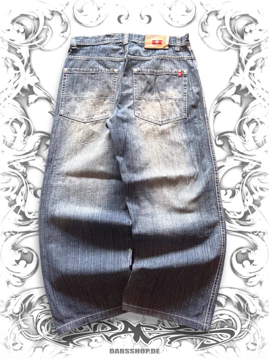 Southpole Red Tab Baggy Denim Blue Washing