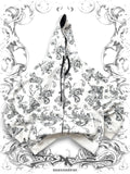 Southpole Rare Crossbone Paisley 2000s Zip Hoodie