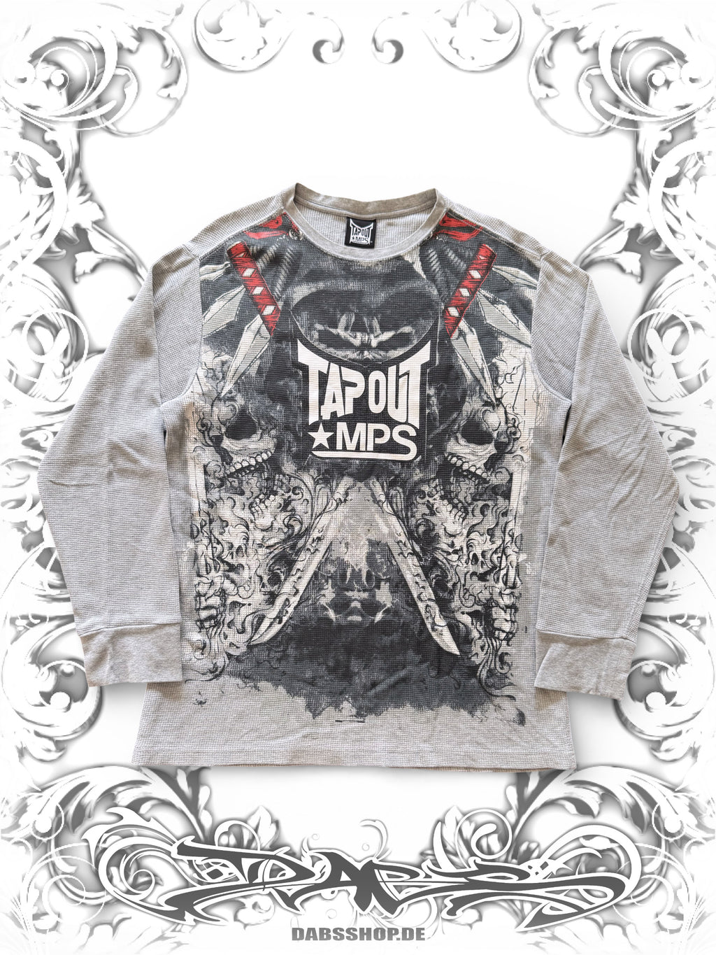 Tapout MPS Grunge All Over Print Longsleeve