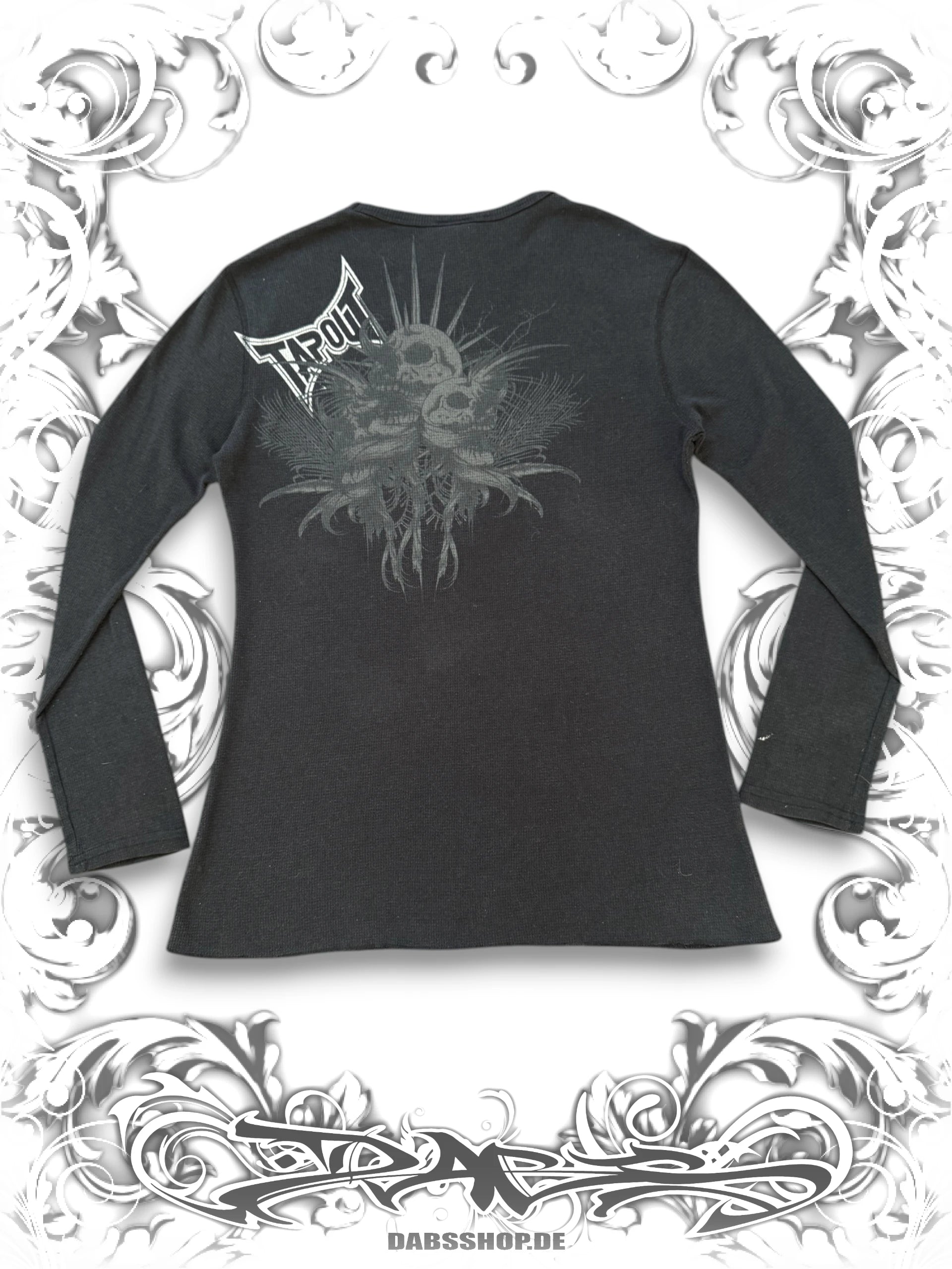 Tapout Triple Skull 2000s Longsleeve