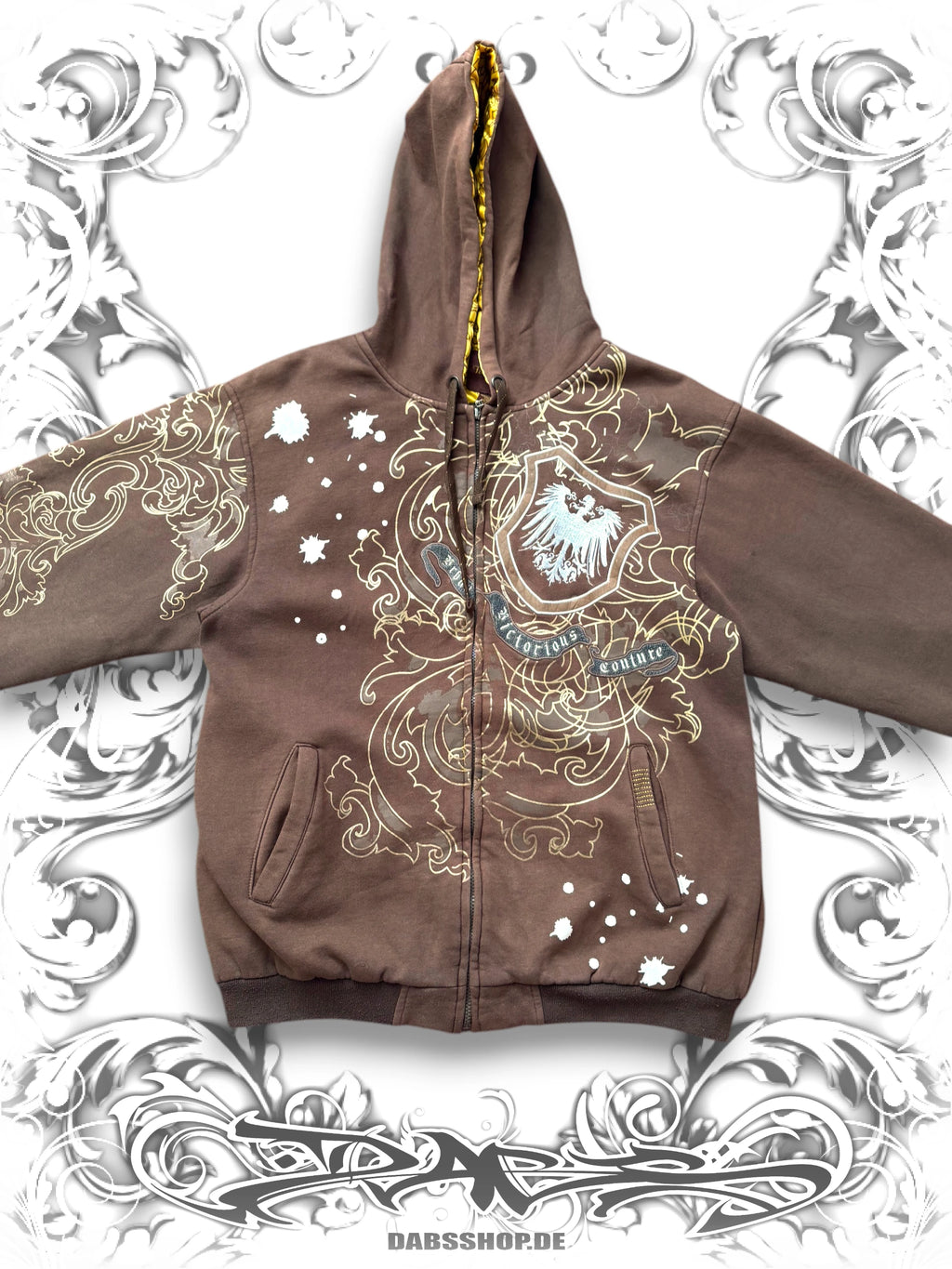 Victorious Embellished AOP Zip Hoodie