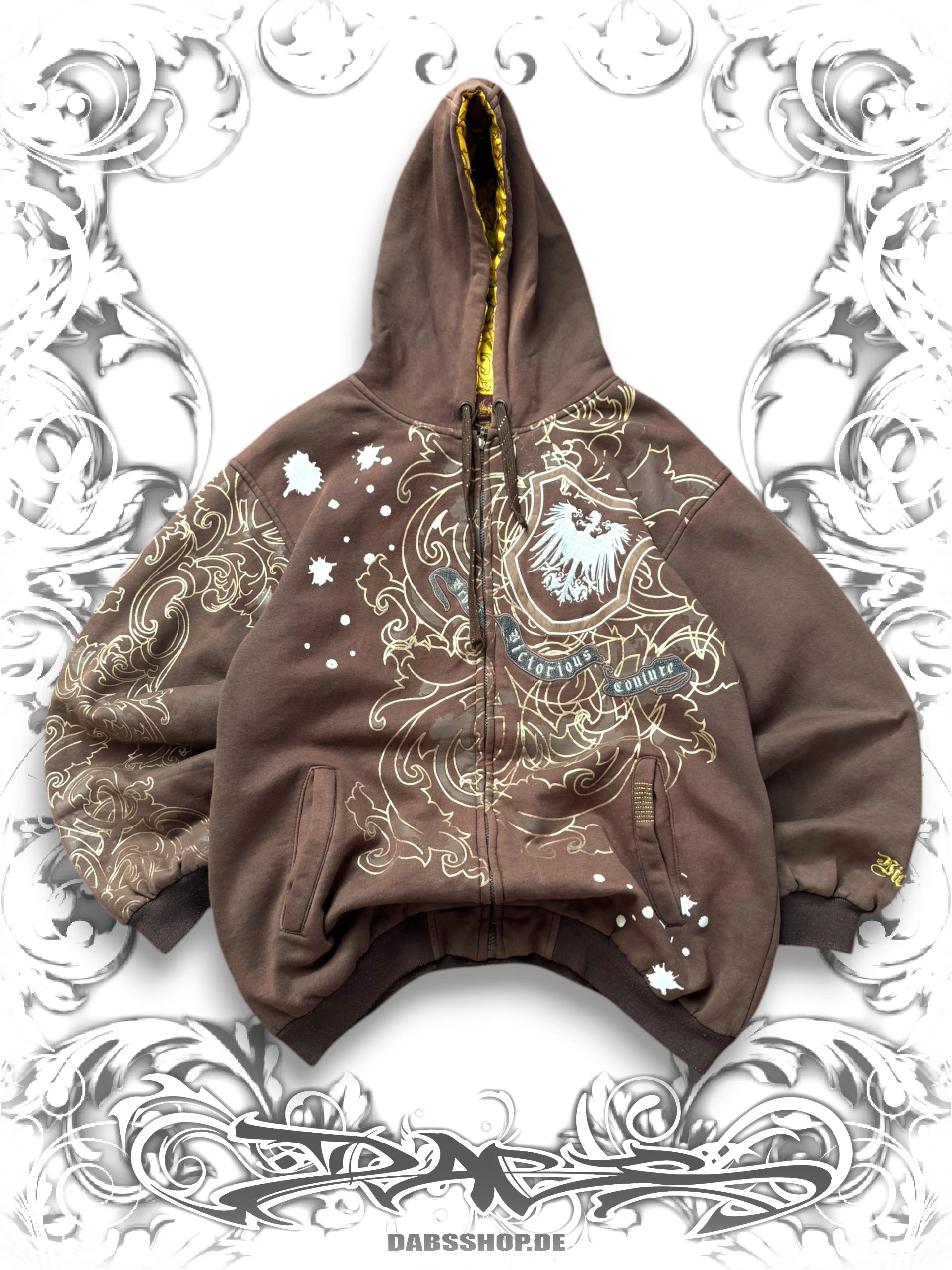 Victorious Embellished AOP Zip Hoodie