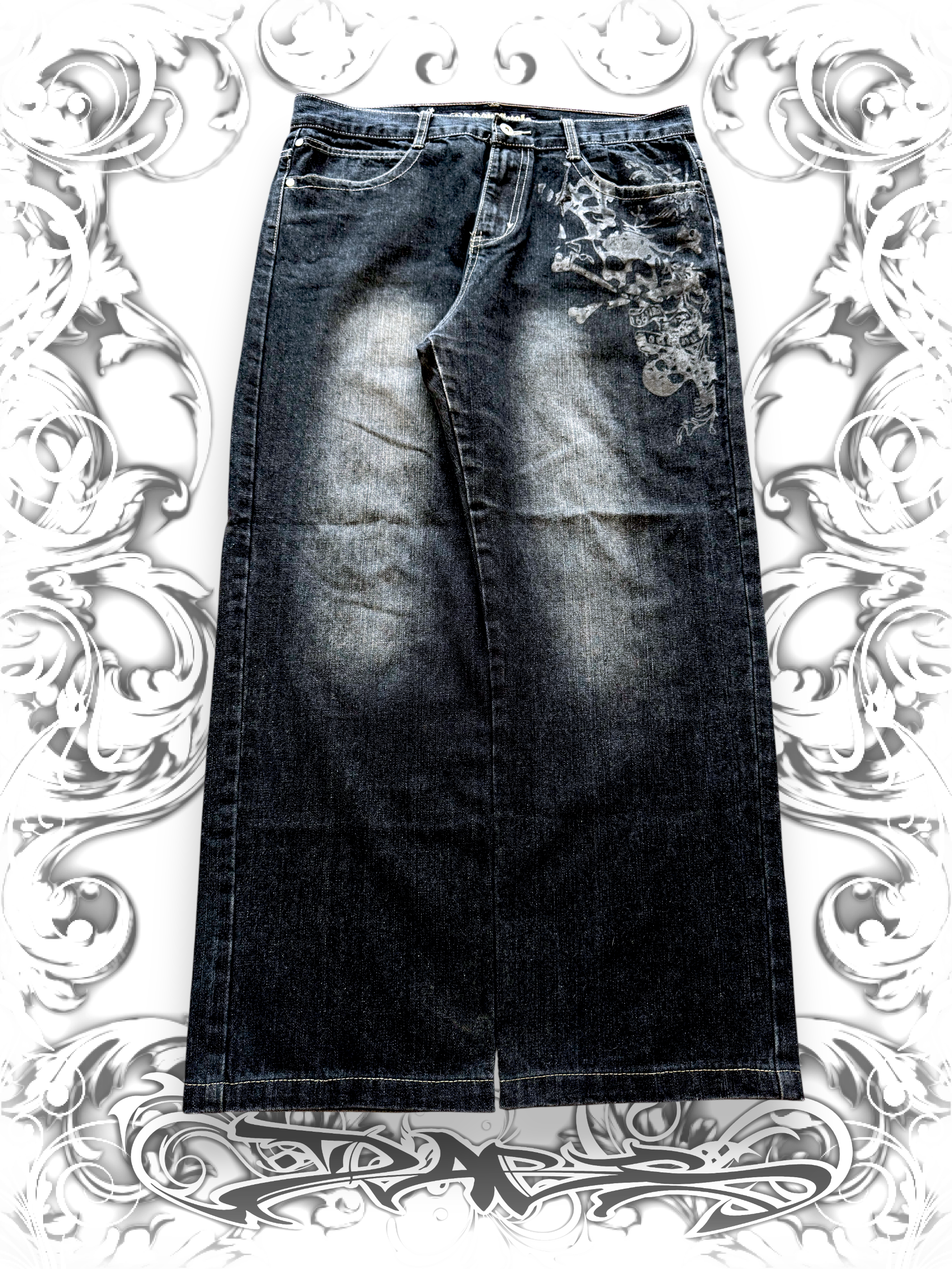 Rare Southpole Crossbone Denim
