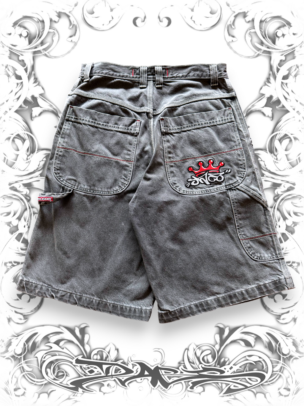 Rare JNCO Red Crown Jorts