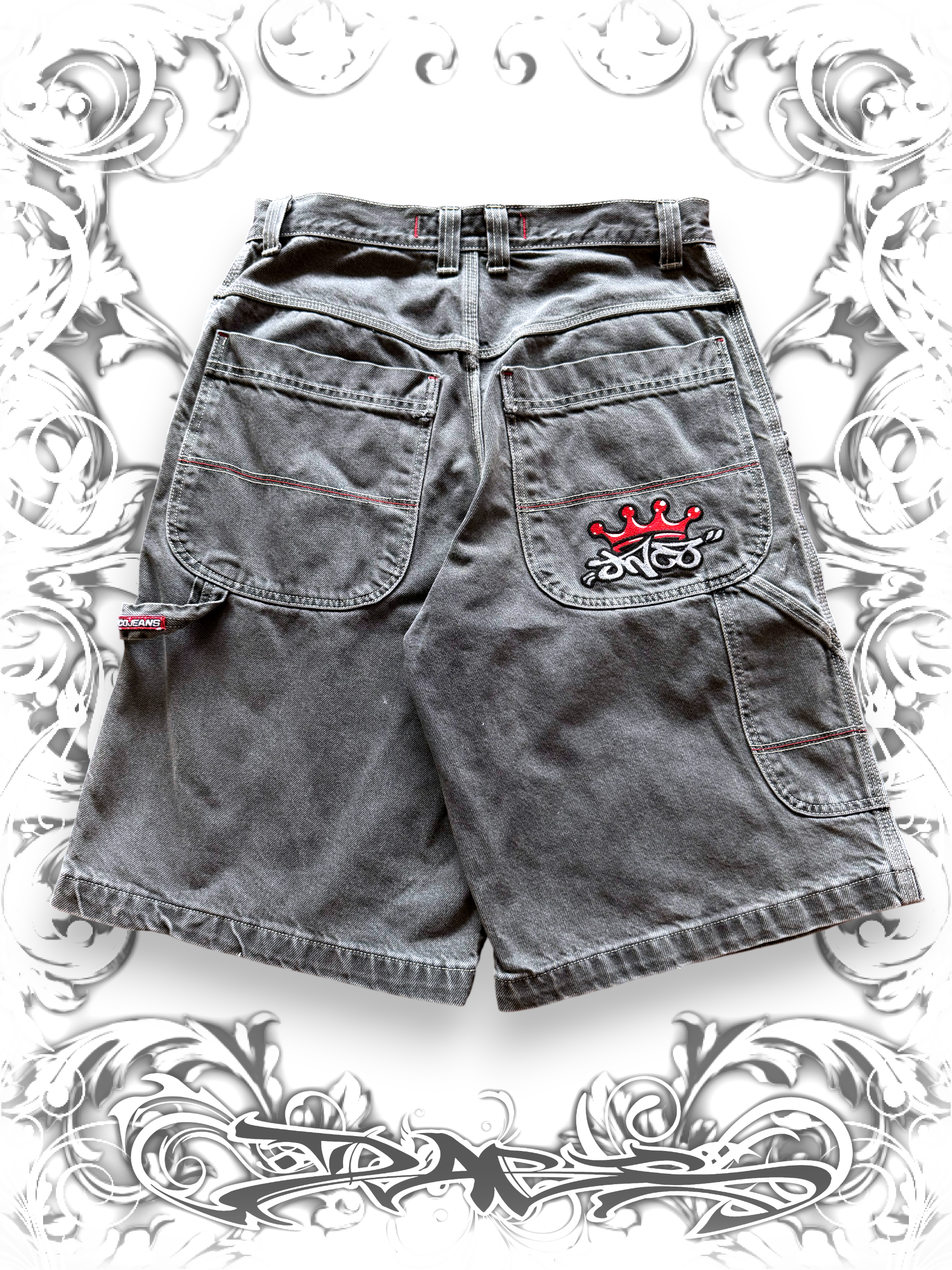 Rare JNCO Red Crown Jorts