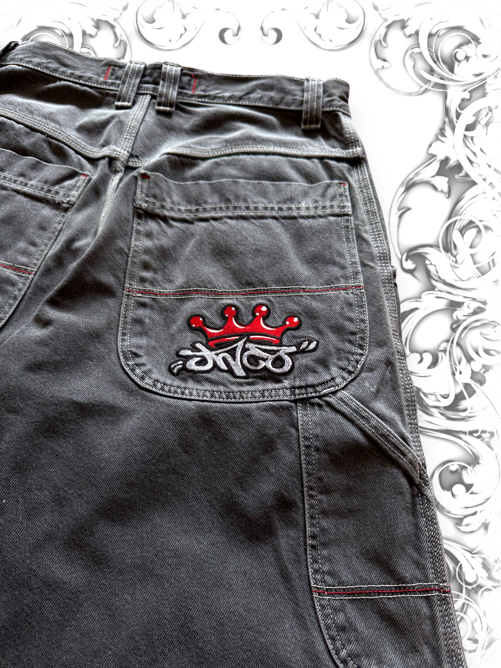 Rare JNCO Red Crown Jorts