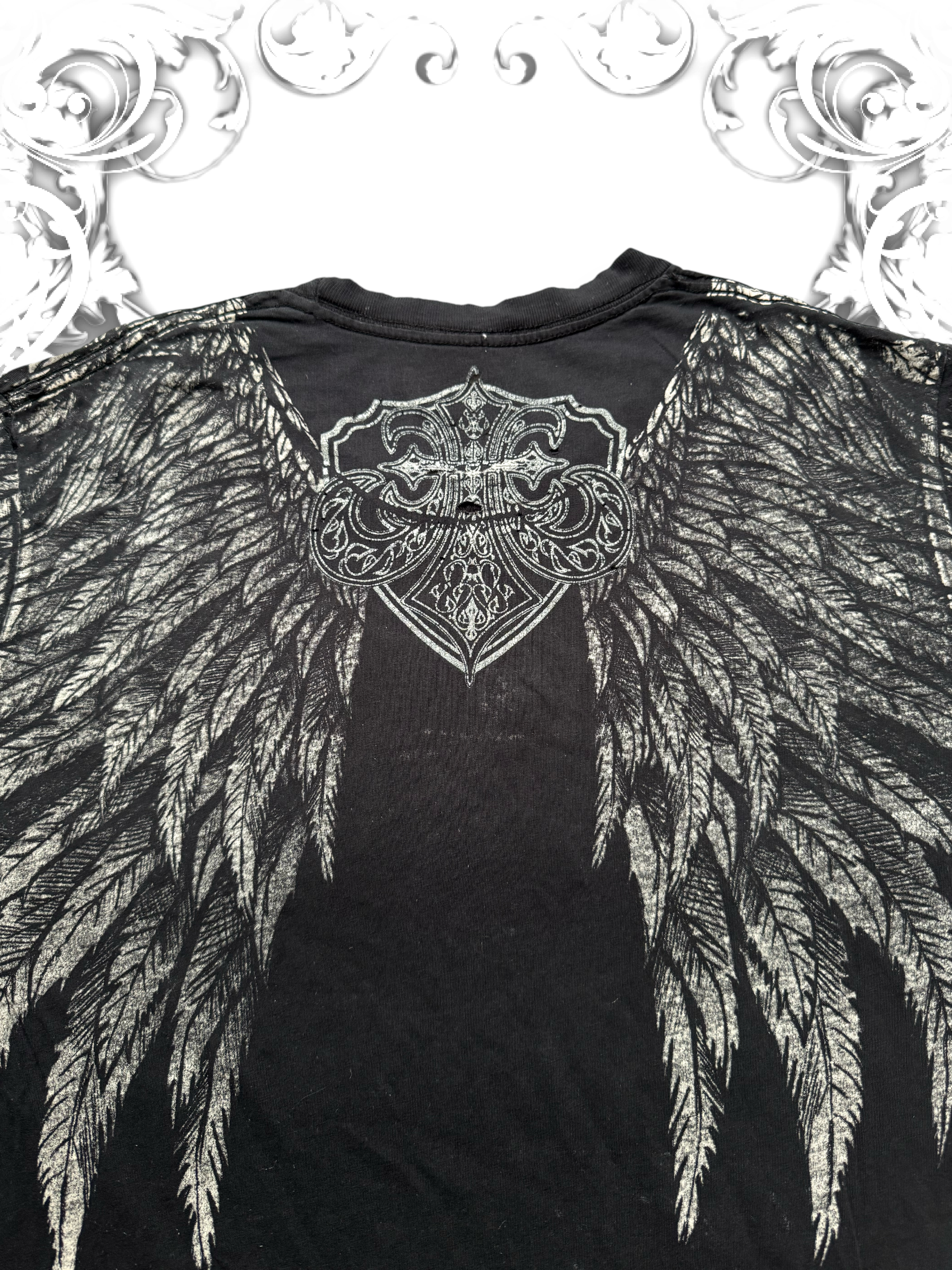 Xzavier Triple Skull Grunge Shirt