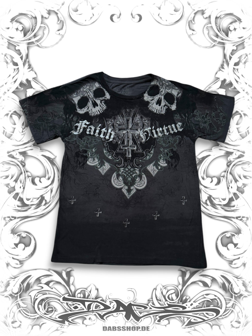 Xzavier "Faith & Virtue" Grunge T-Shirt