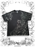 MMA Elite alternative T-shirt with embellished cross and skulls graphic print