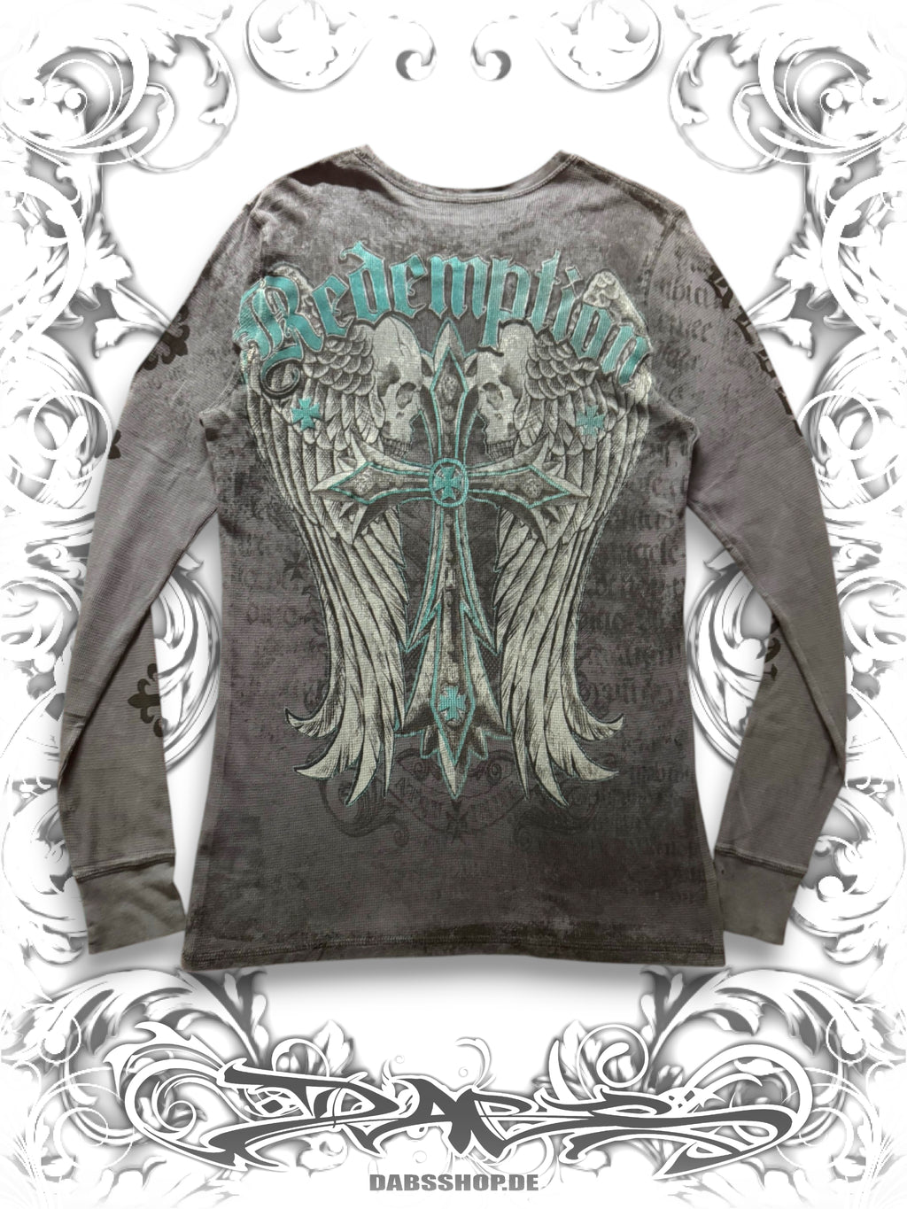 Raw State Blue "Redemption" Thermal Longsleeve