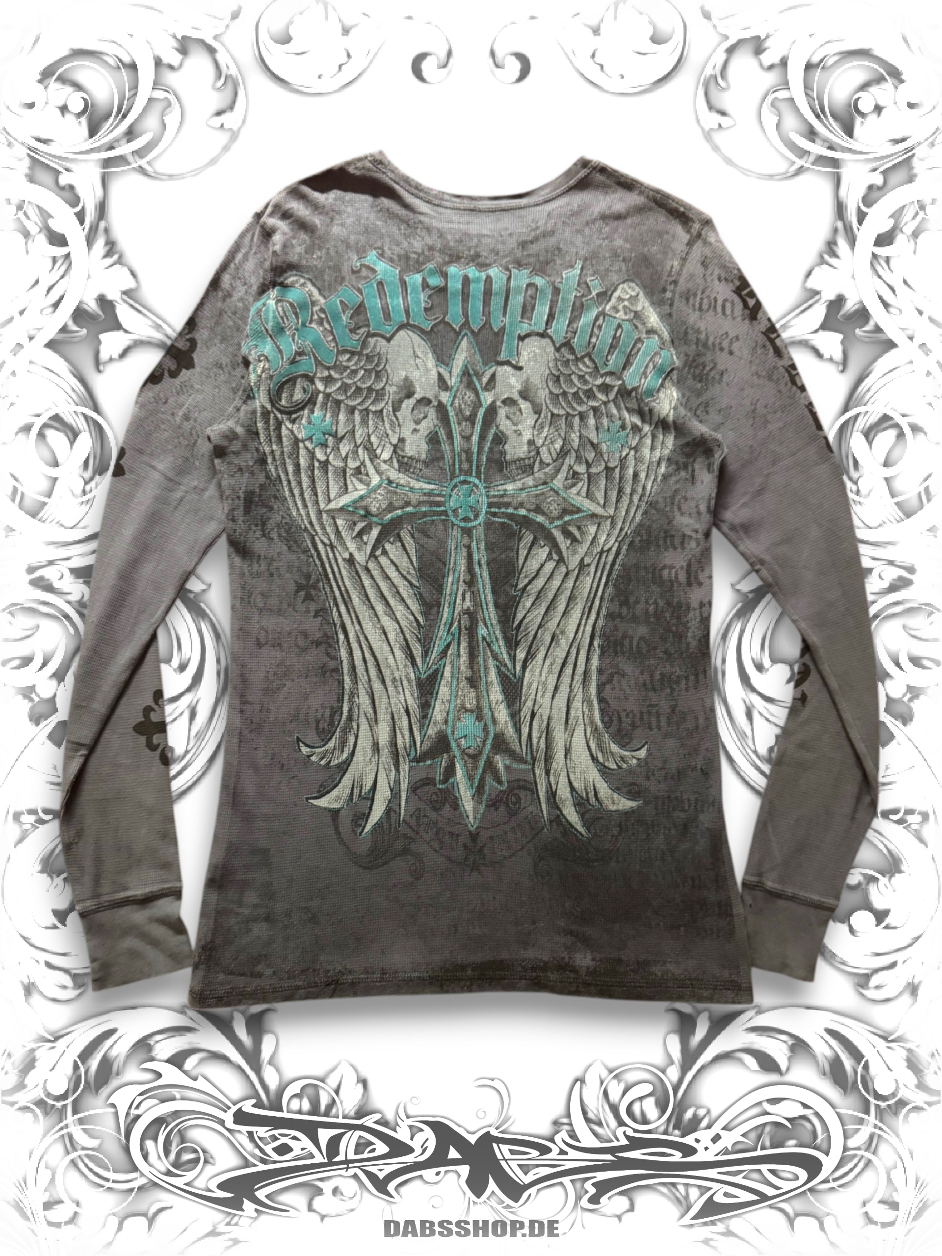Raw State Blue "Redemption" Thermal Longsleeve