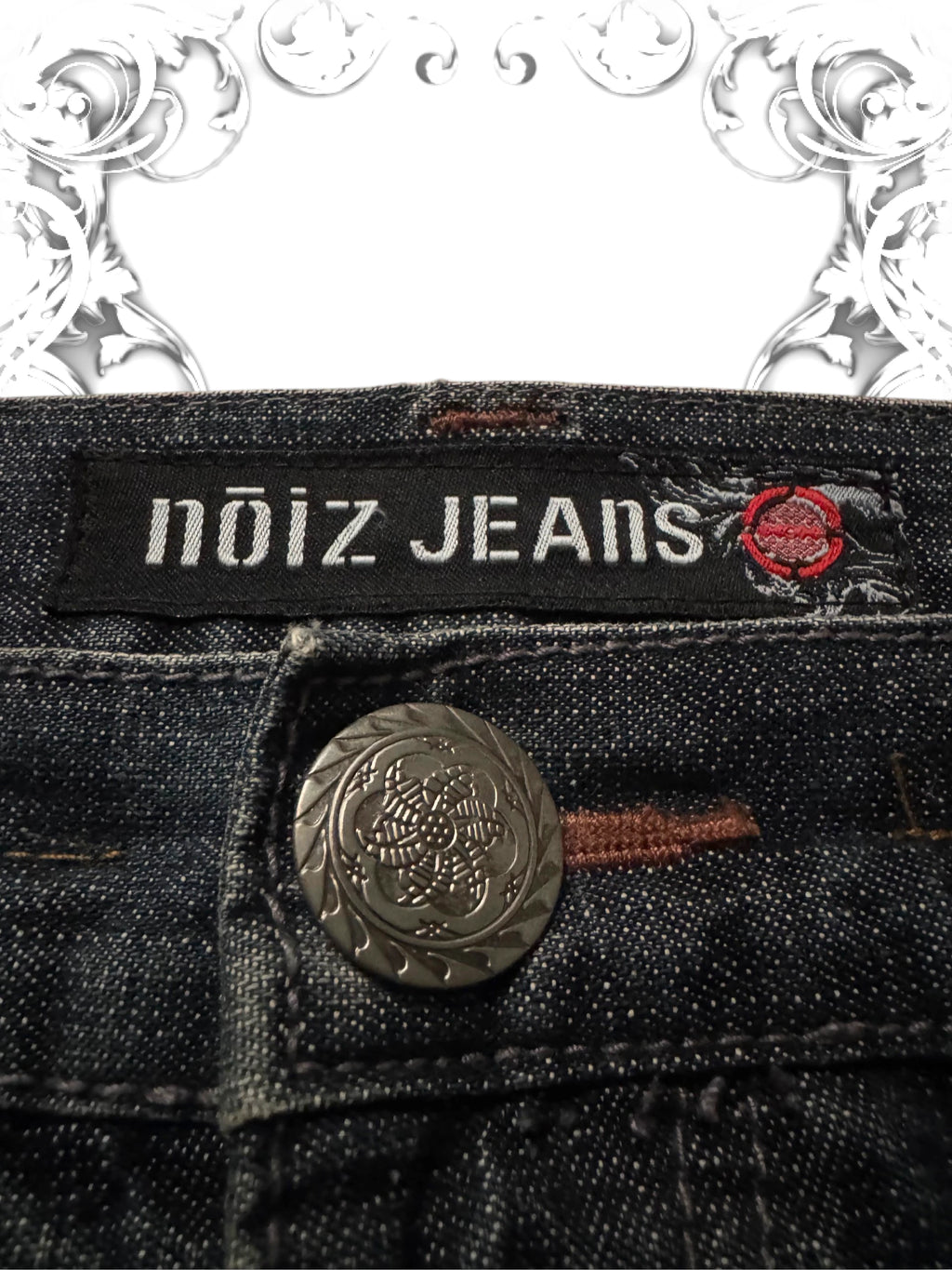 Noiz 2000s Baggy Pants with Studded Back Pockets