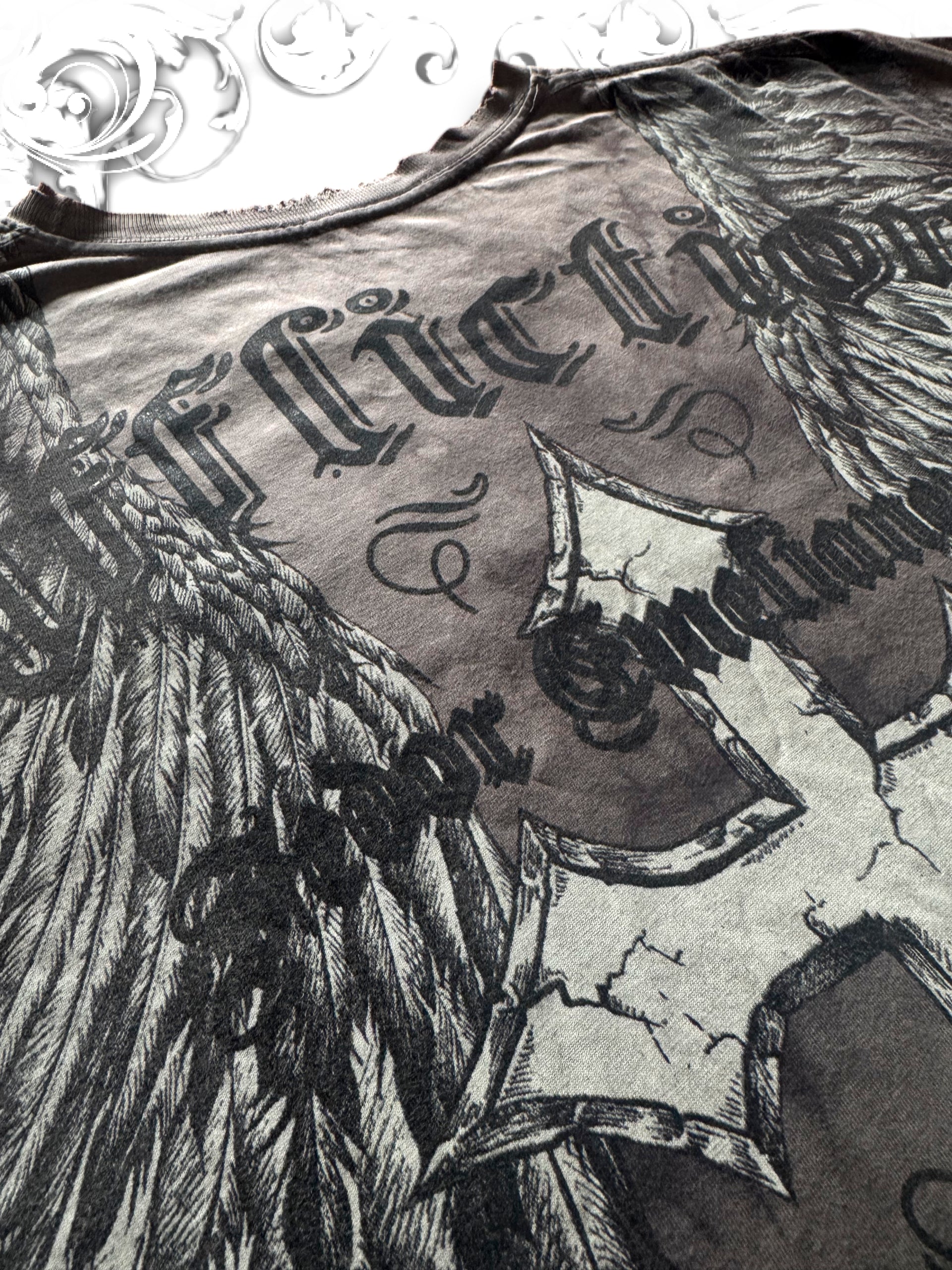 Rare Affliction The Last Emperor MMA Fighter Shirt