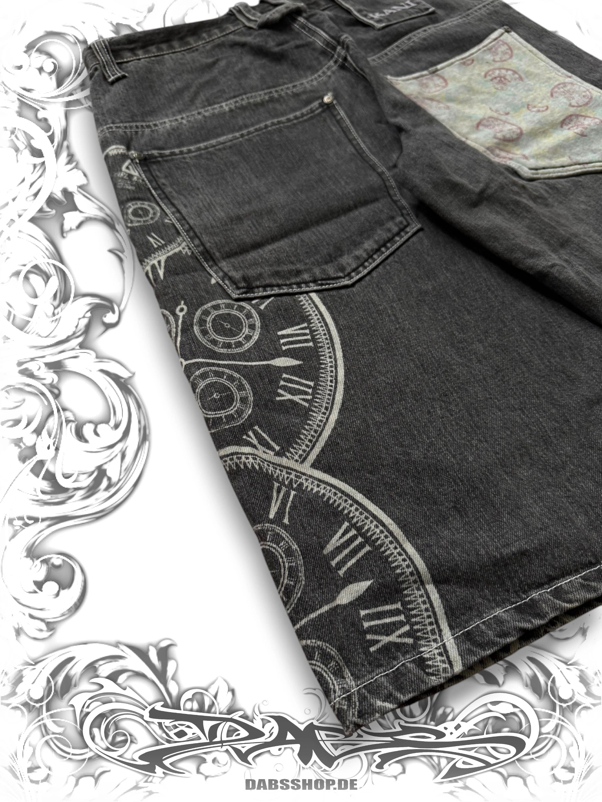 Karl Kani Clockwork Hip Hop Baggy Jorts