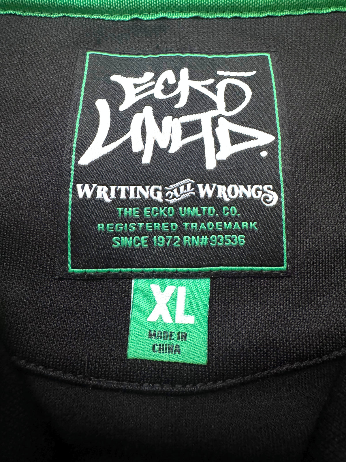 Ecko "Writing All Wrongs" Embroidered Vintage Track Jacket