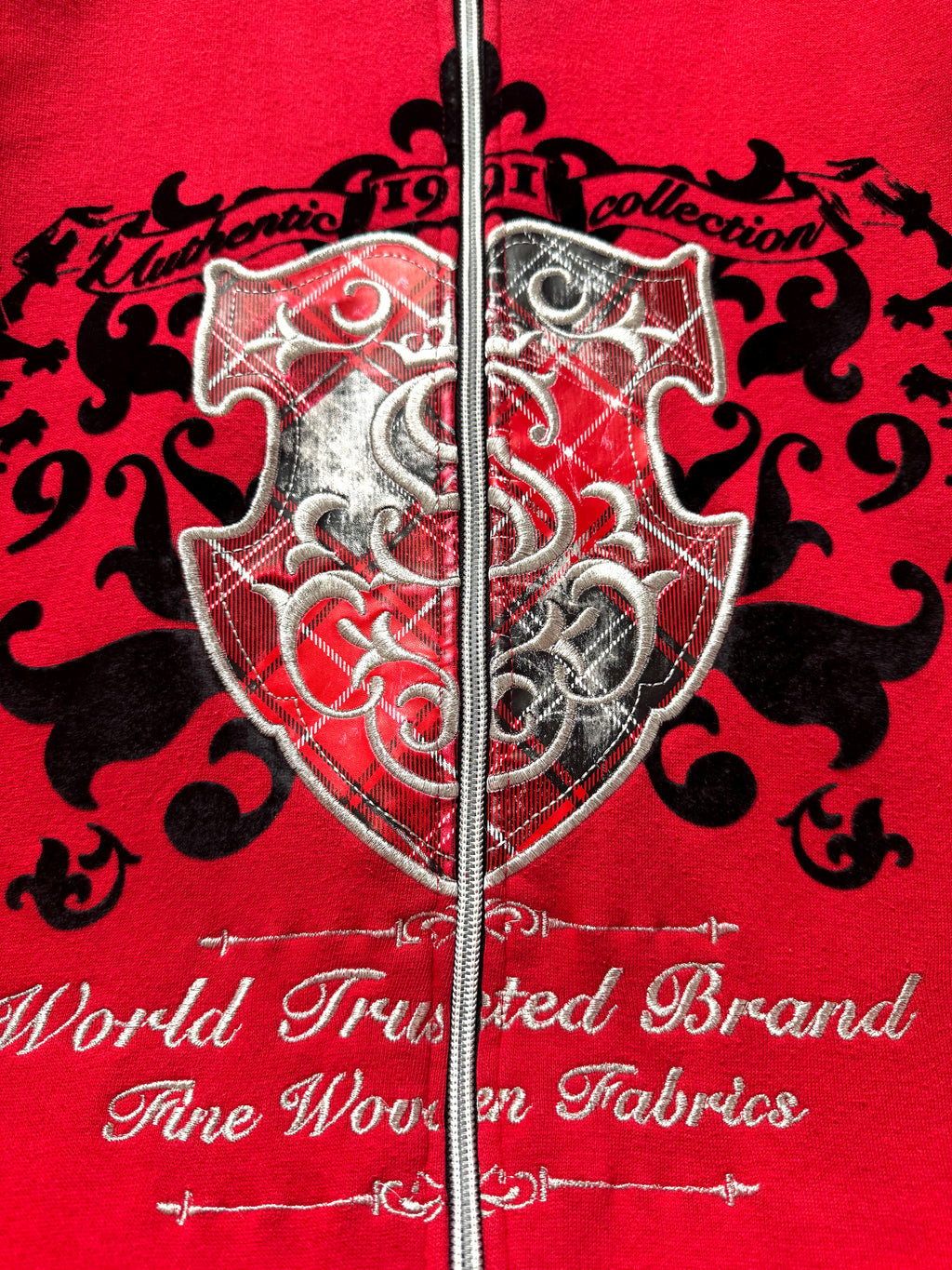 Southpole Plaids Premium Vintage Zip Hoodie