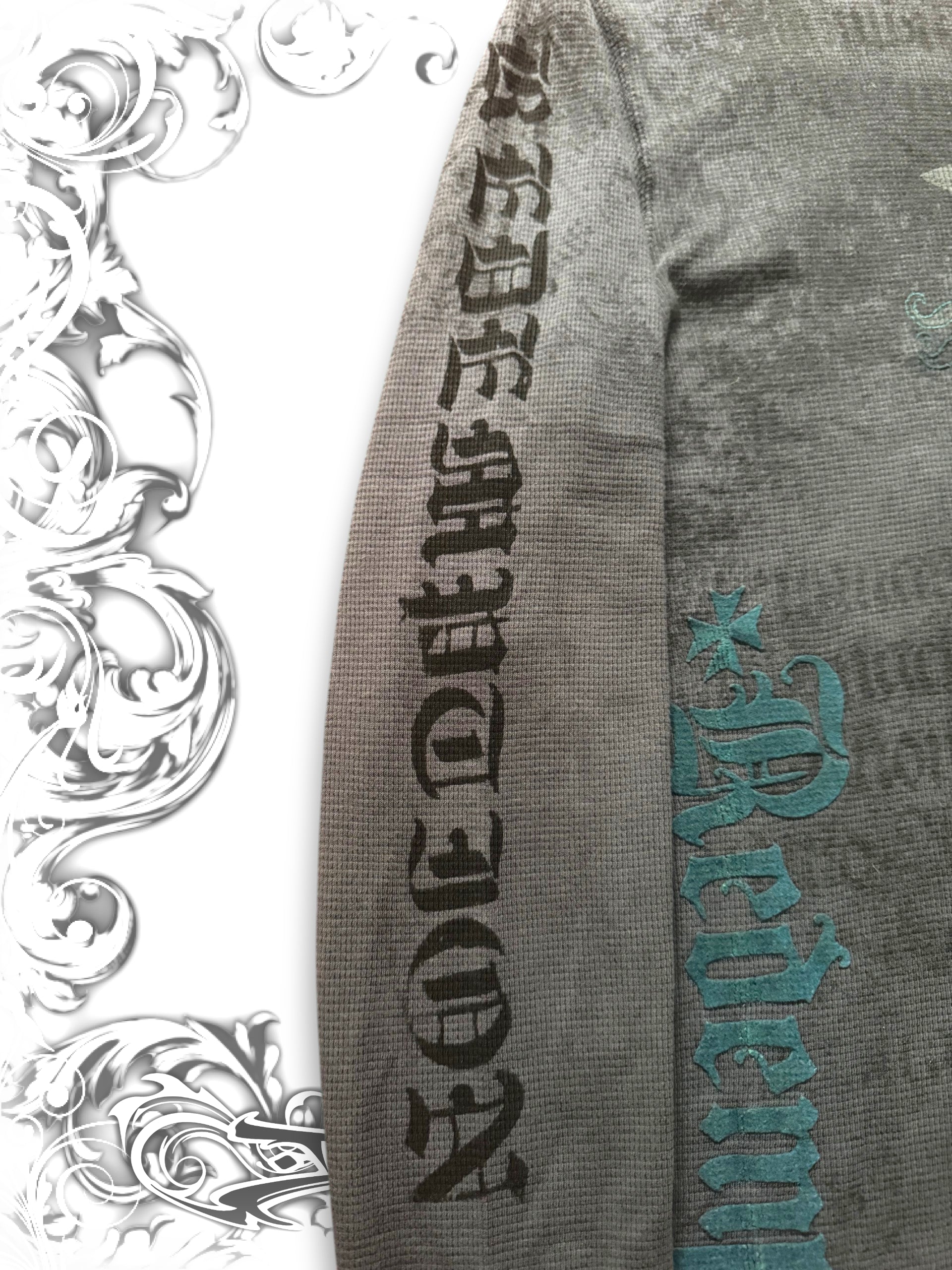 Raw State Blue "Redemption" Thermal Longsleeve
