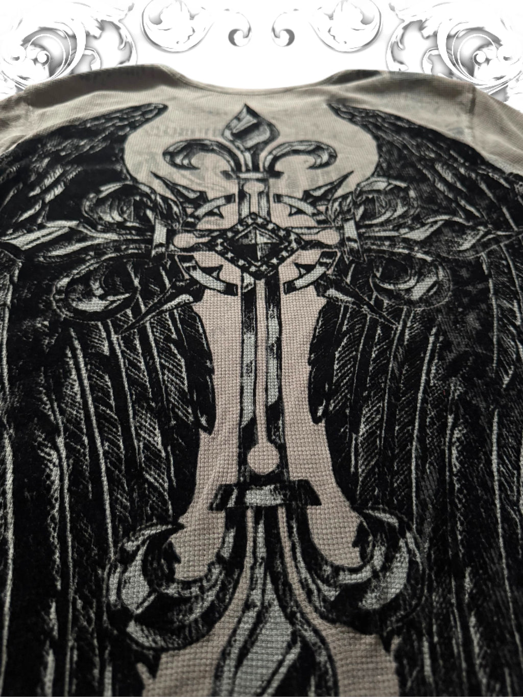 Raw State Redemption Winged Cross Thermal Longsleeve