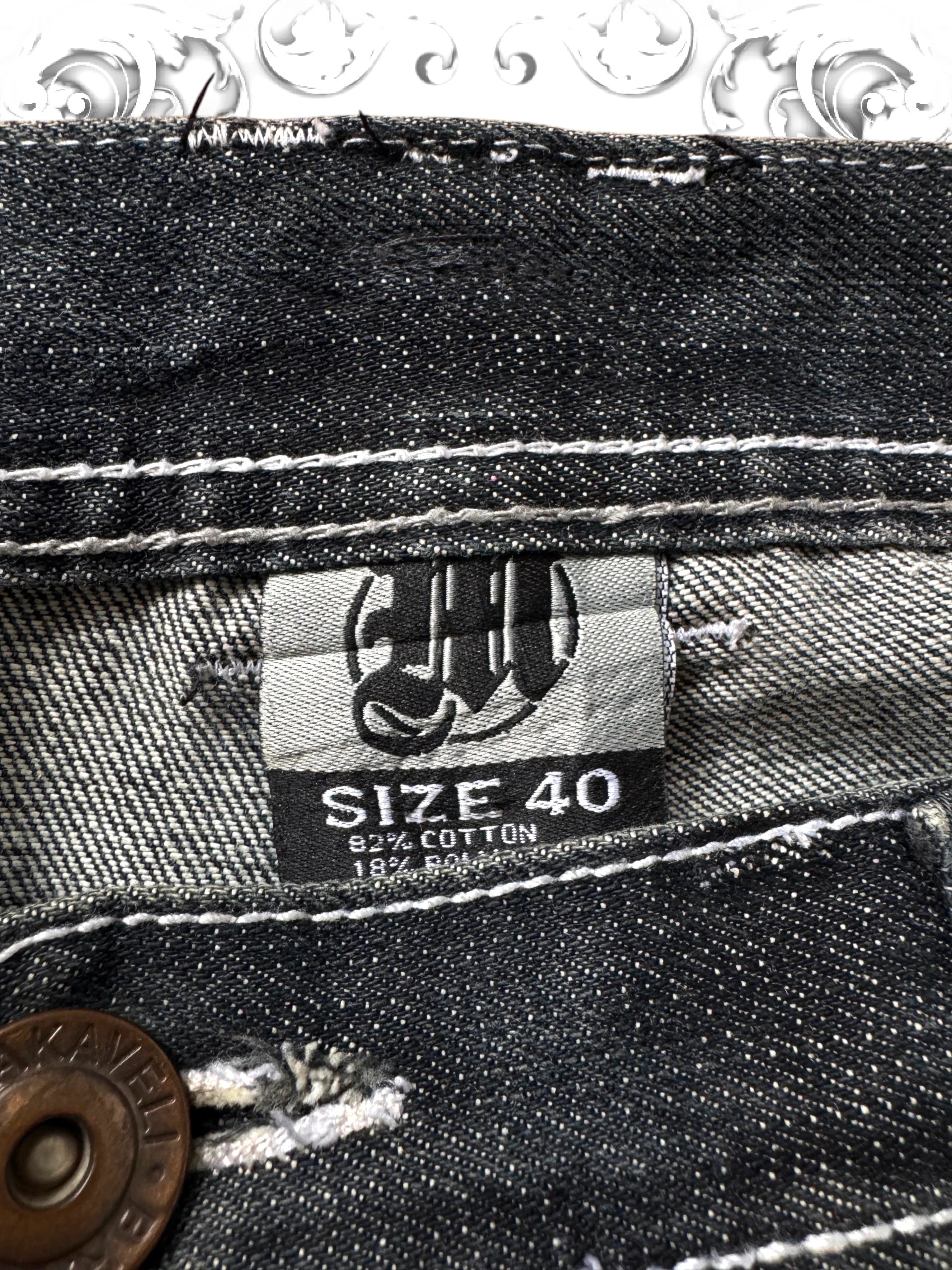 Makaveli Embroidered Hip Hop Baggy Pants
