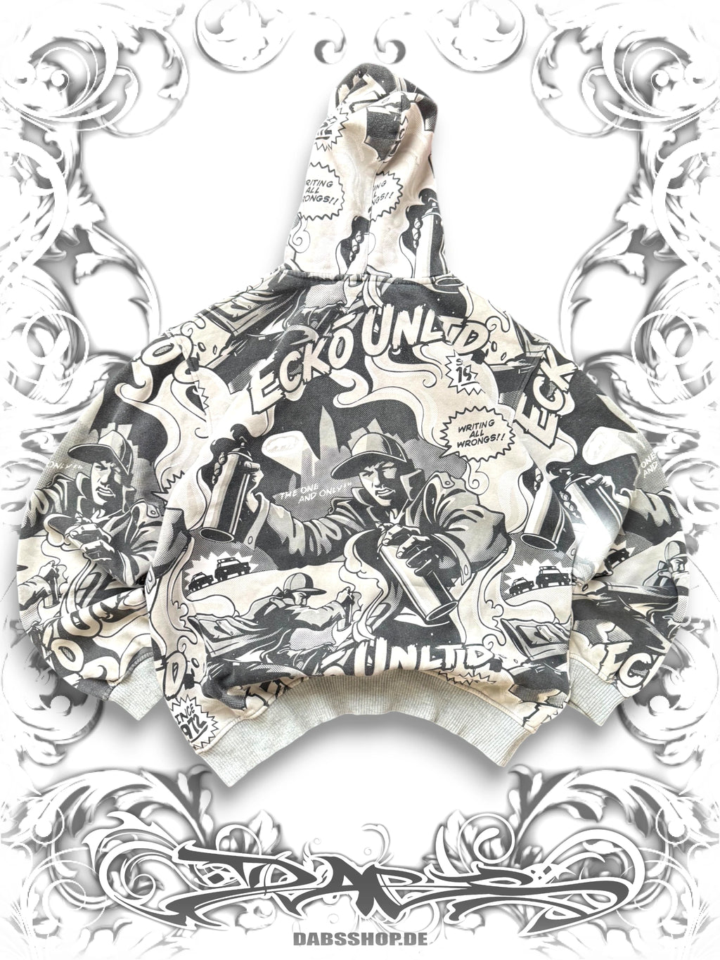 Ecko Unltd. Old School Graffiti 2000s Zip Hoodie