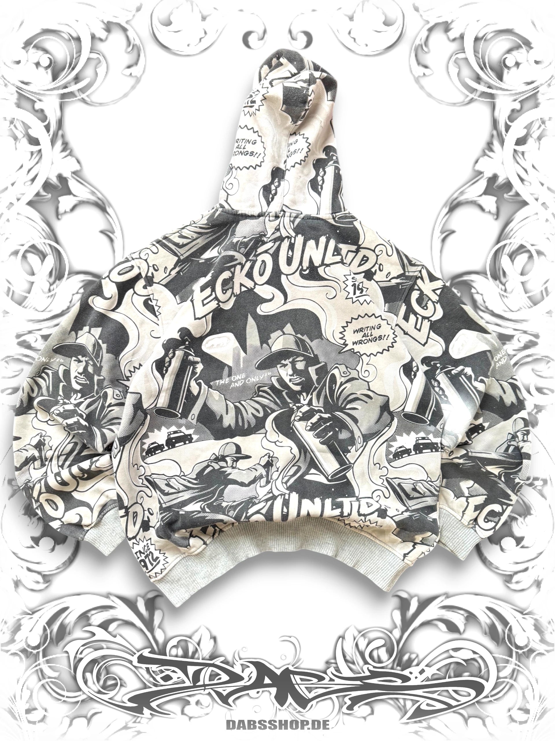 Ecko Unltd. Old School Graffiti 2000s Zip Hoodie