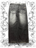 Southpole Brown Tab Baggy 2000s Pants Dark Washing