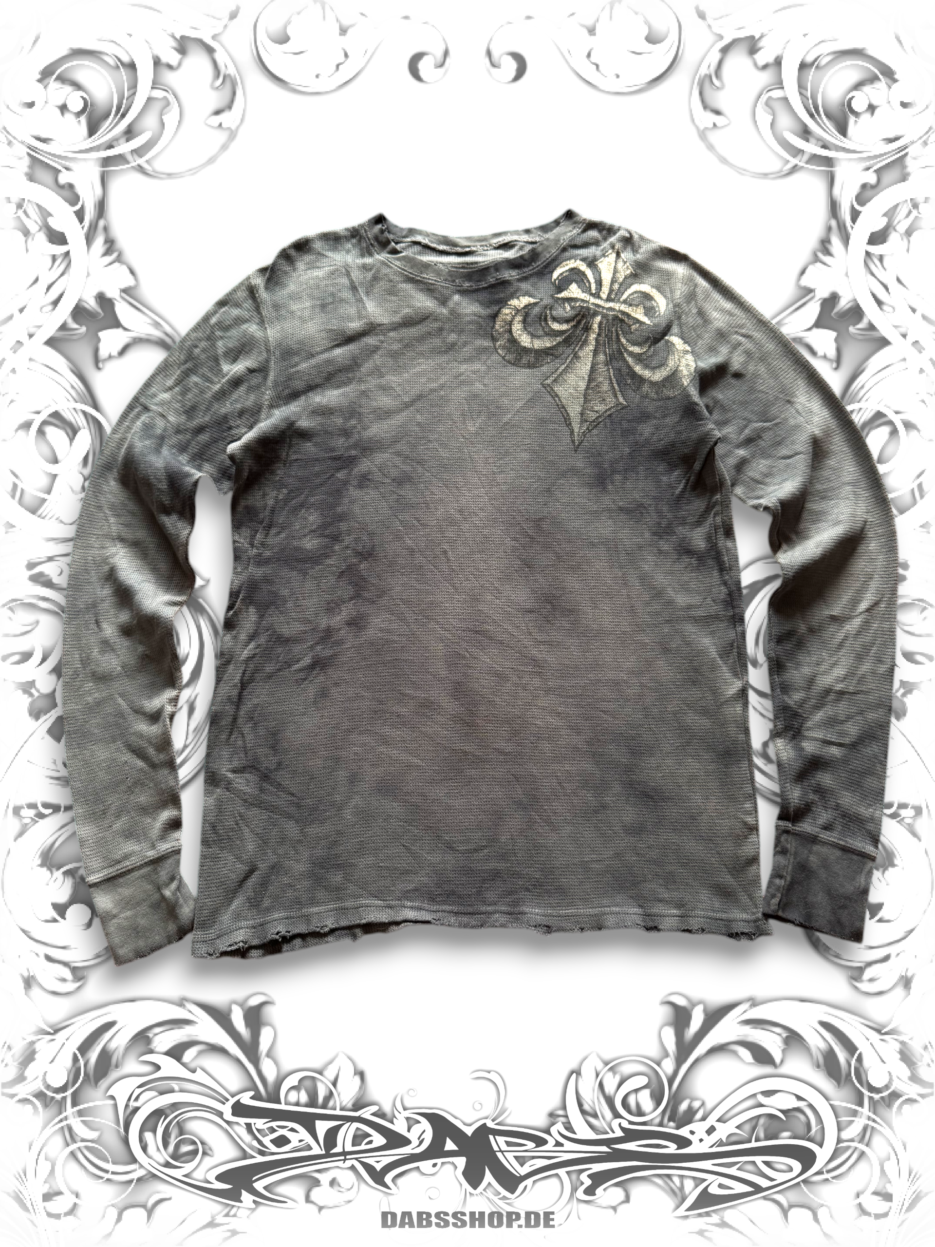 Affliction Longsleeve with Embroidered Back Patch